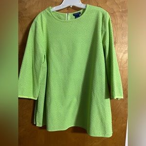 Doncaster Womens size 18 lime green top